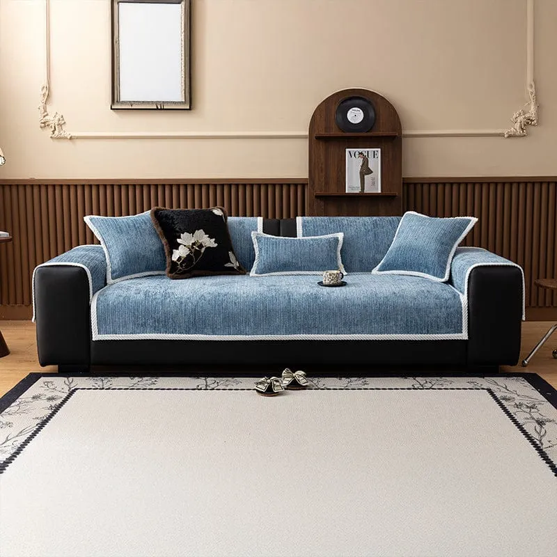 Housse de Canapé EasyCover Chenille Côtelée