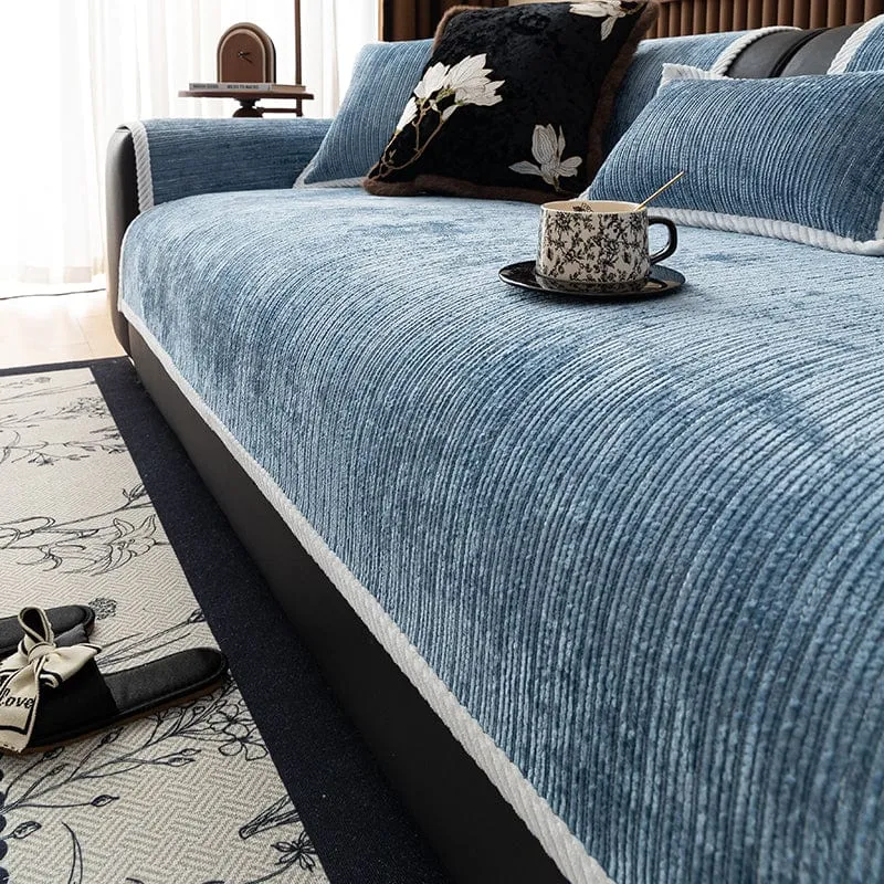 Housse de Canapé EasyCover Chenille Côtelée