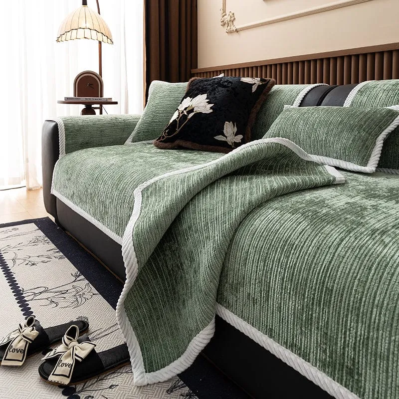 Housse de Canapé EasyCover Chenille Côtelée