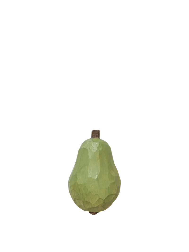 Pear Hand-carved Hook - Mistletoe