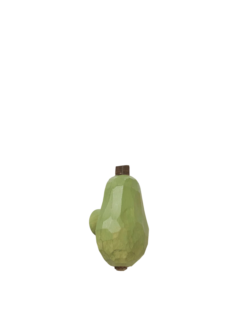Pear Hand-carved Hook - Mistletoe