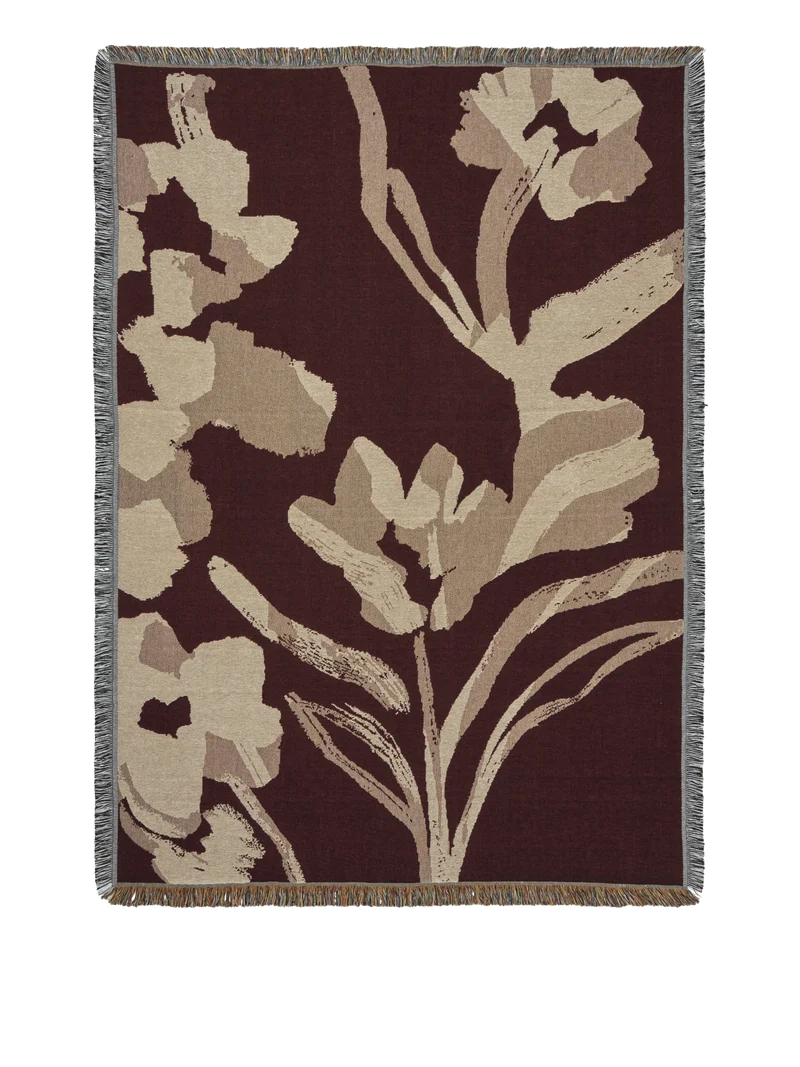 Cilla Tapestry Blanket - Dark Pecan