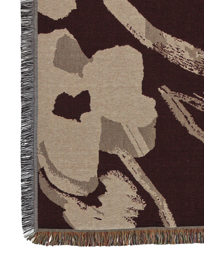 Cilla Tapestry Blanket - Dark Pecan