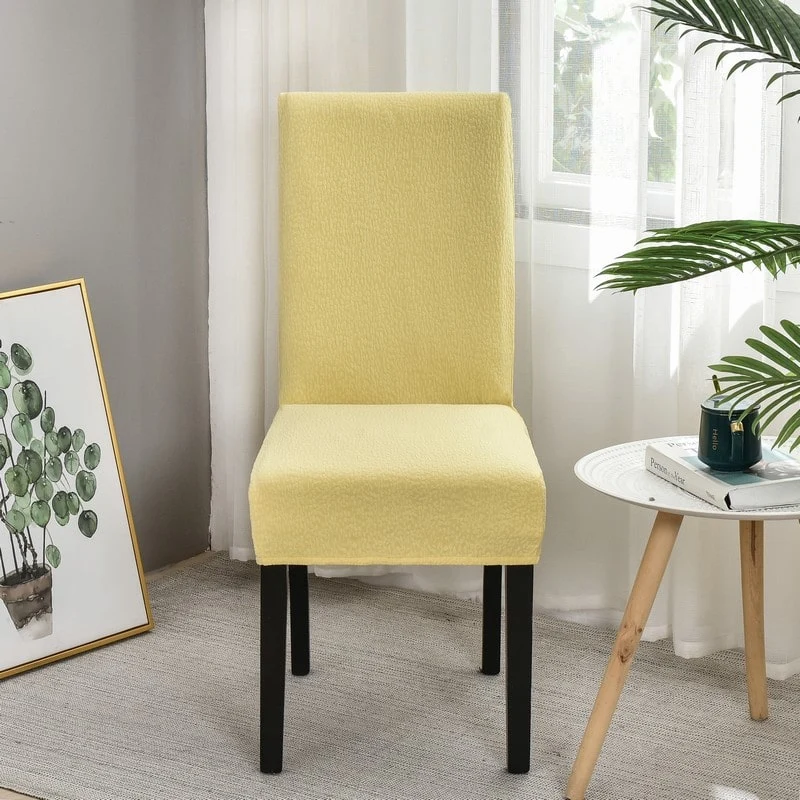 Housse de Chaise Imperméable Jaune clair