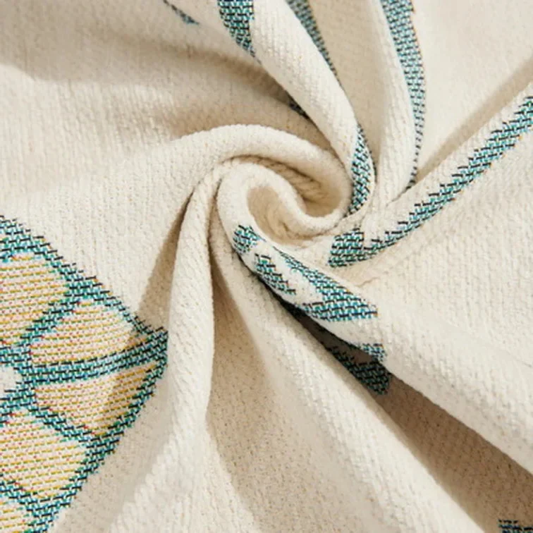 Jeté de Canapé Jacquard Ethnique Varnen