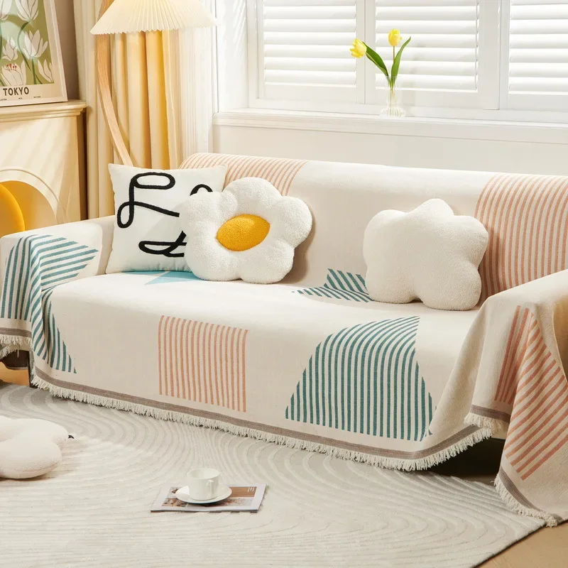 Jeté de Canapé Jacquard Scandinave Orven