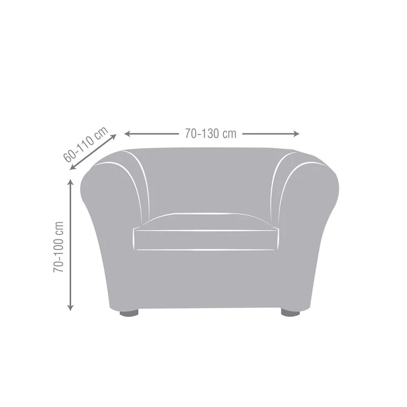 Housse de Canapé Super-Élastique Chesterfield Jersey