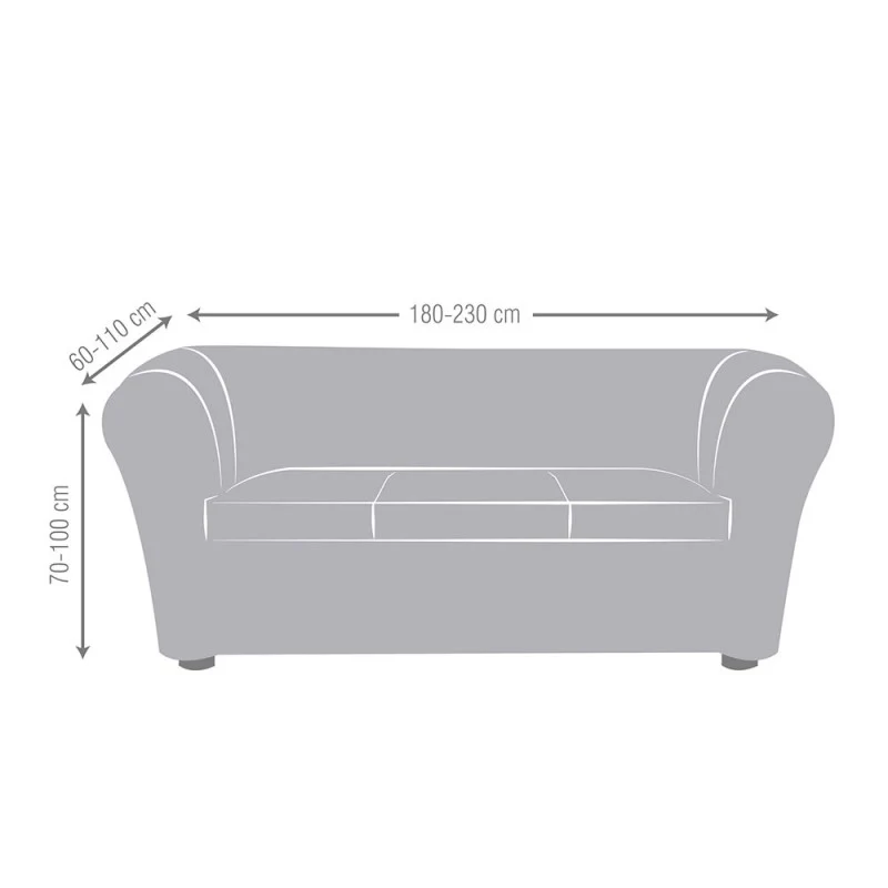 Housse de Canapé Super-Élastique Chesterfield Jersey