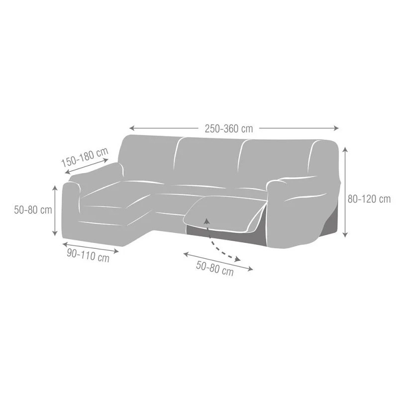 Housse Super Extensible Canapé Relax Jersey