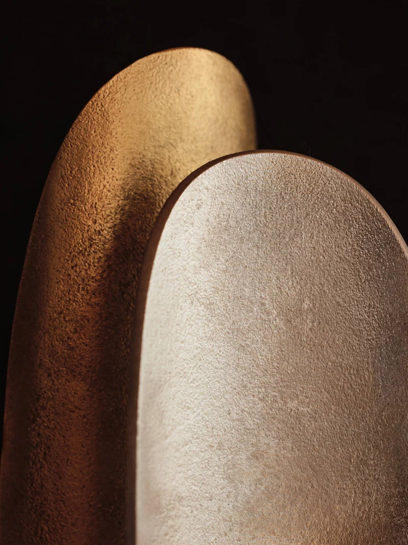 Agapé Floor Candle Holder - Brass Finish