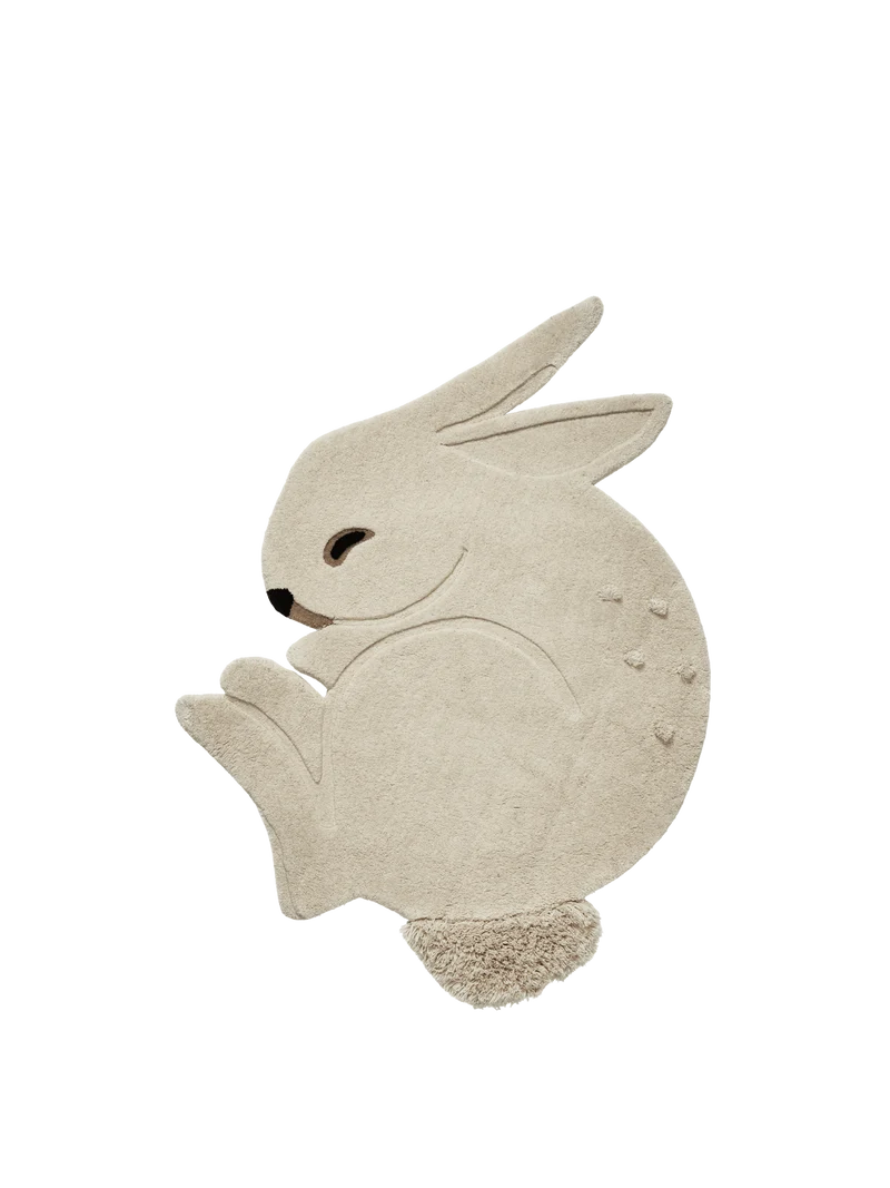 Rabbit Tufted Rug - Off-White