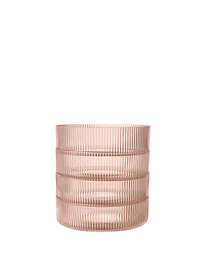 Ripple Serving Bowls - Set of 4 - Blush