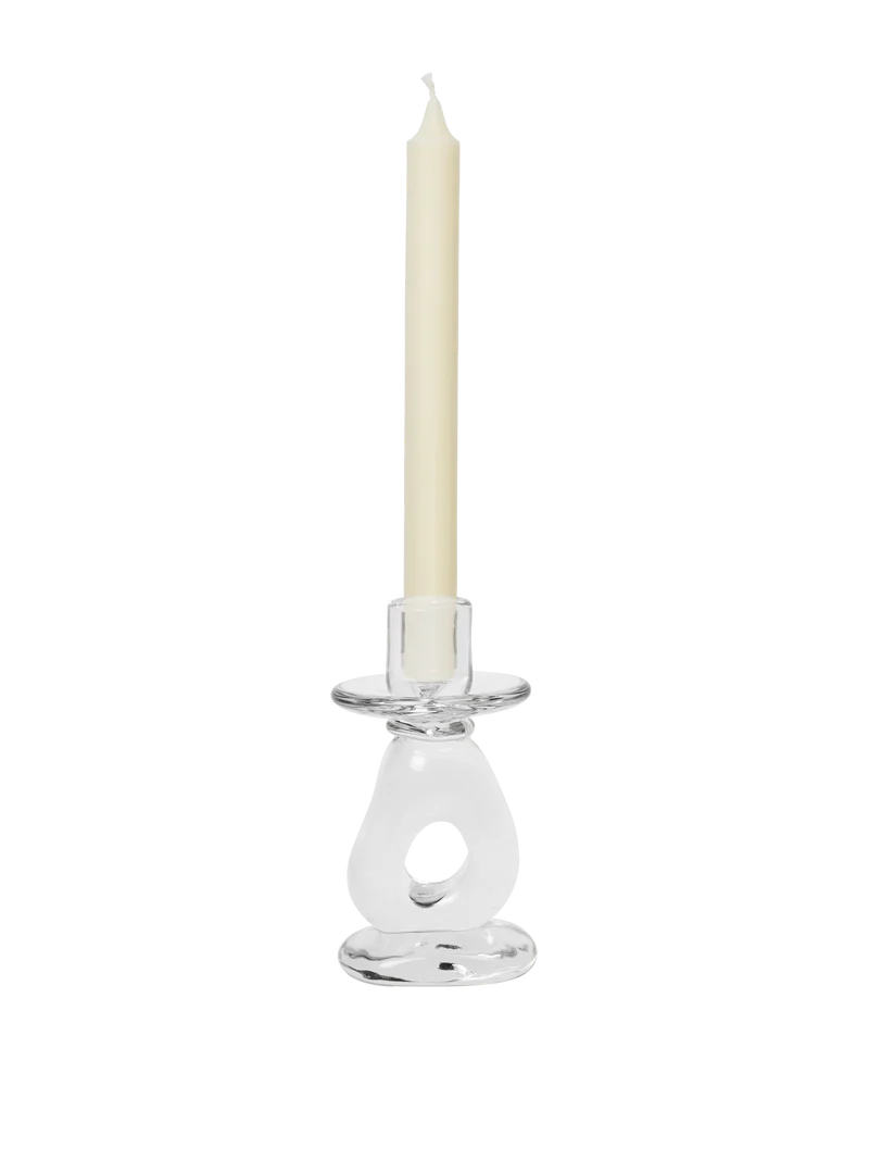 Damo Candle Holder - Clear