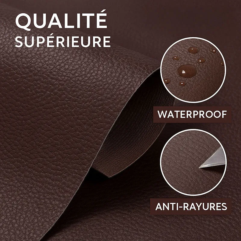 Réparpatch, patch autocollant de réparation cuir et simili