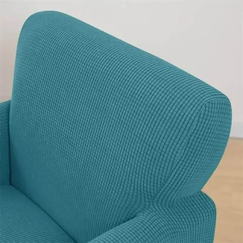 Housse de Fauteuil Crapaud Bleu Canard - Sobriété et Protection