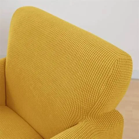 Housse de Fauteuil Crapaud Jaune Moutard - Sobriété et Protection