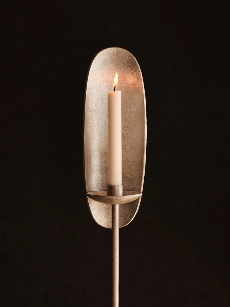 Agapé Floor Candle Holder - Aluminium