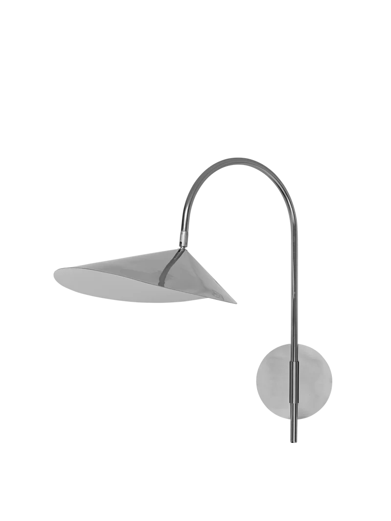 Arum Swivel Wall Lamp - Hardwired - Stainless Steel