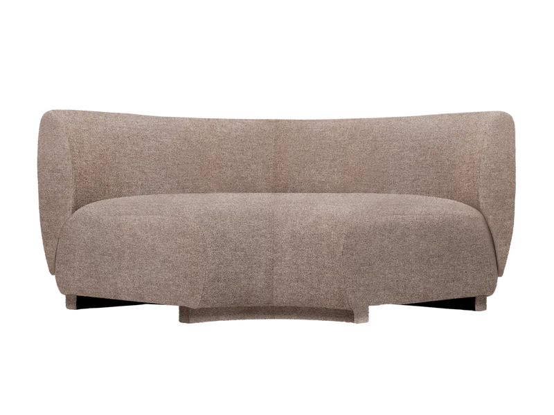 Rico Sofa Corner - Wide - Main Line Flax - Coffee