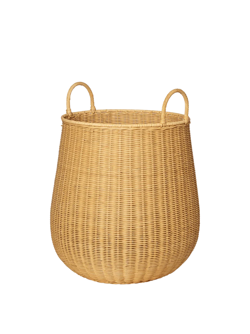 Braided Laundry Basket - Medium - Natural