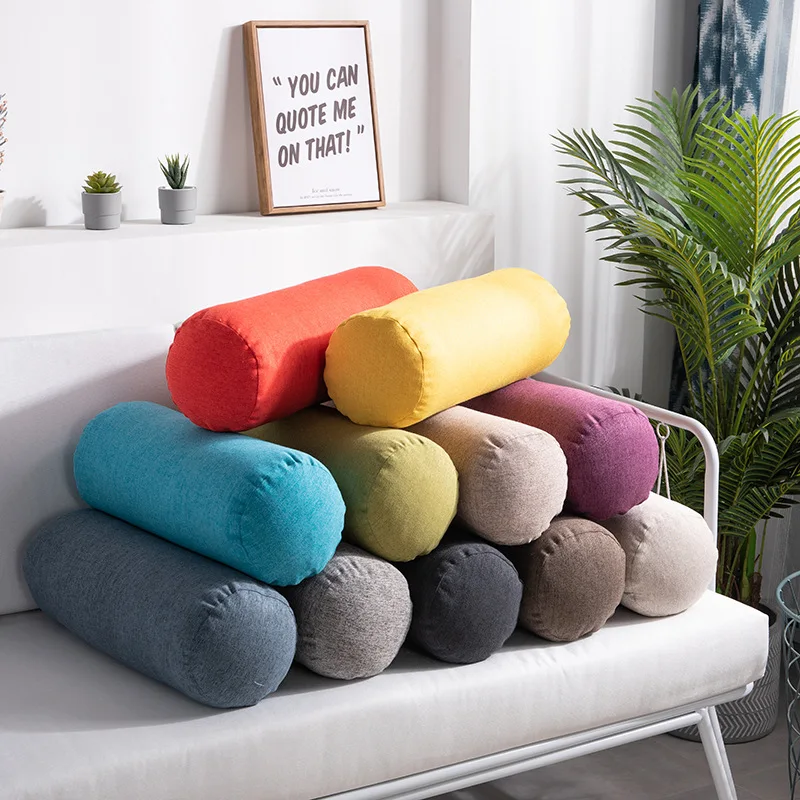 Coussin long et rond