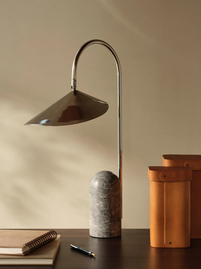 Arum Table Lamp - Stainless Steel