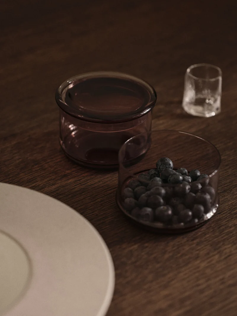 Boya Stackable Containers - Set of 2 - Mauve