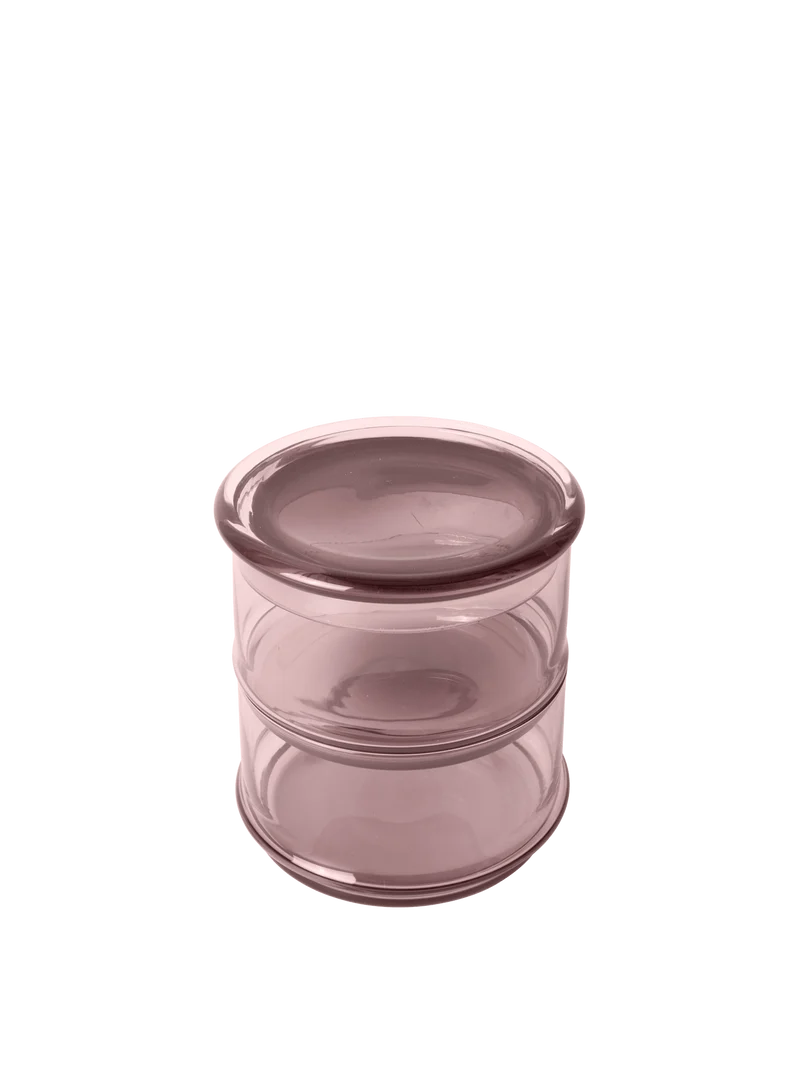 Boya Stackable Containers - Set of 2 - Mauve