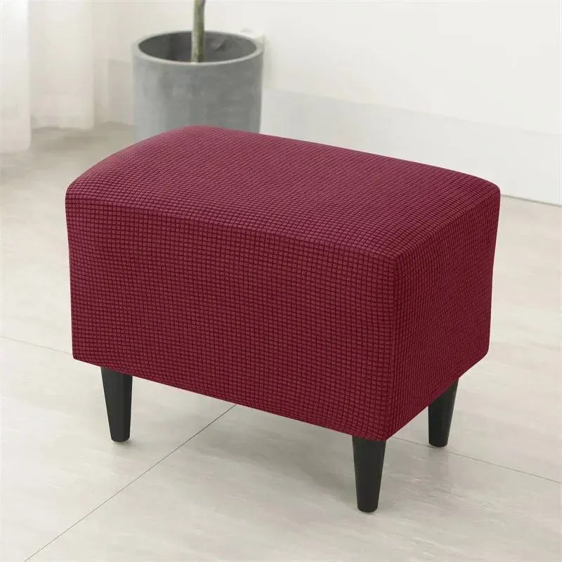 Housse de fauteuil oreiller extensible - rouge bordeaux - Protection et style nordique