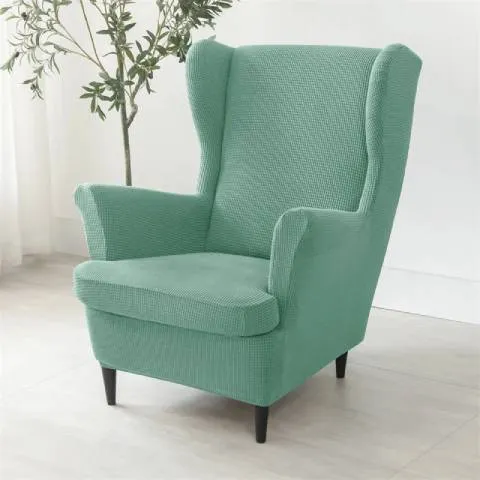 Housse de fauteuil oreiller extensible - Vert menthe - Protection et style nordique