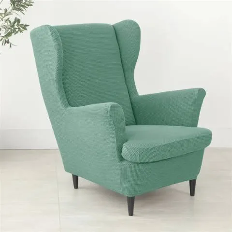 Housse de fauteuil oreiller extensible - Vert menthe - Protection et style nordique