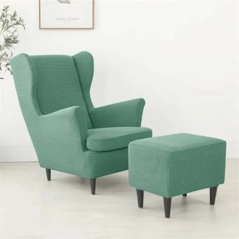 Housse de fauteuil oreiller extensible - Vert menthe - Protection et style nordique