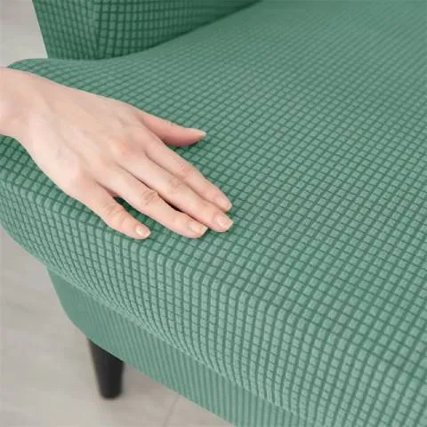 Housse de fauteuil oreiller extensible - Vert menthe - Protection et style nordique