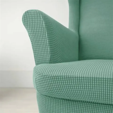 Housse de fauteuil oreiller extensible - Vert menthe - Protection et style nordique