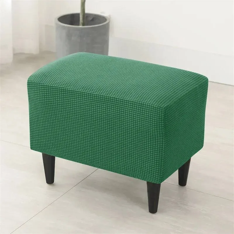 Housse de fauteuil oreiller extensible - Vert émeraude - Protection et style nordique