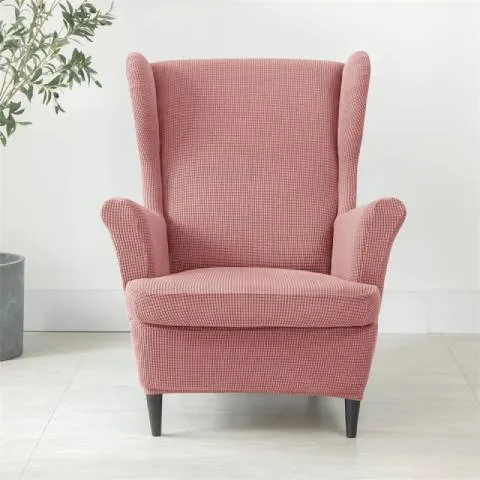 Housse de fauteuil oreiller extensible - Rose - Protection et style nordique