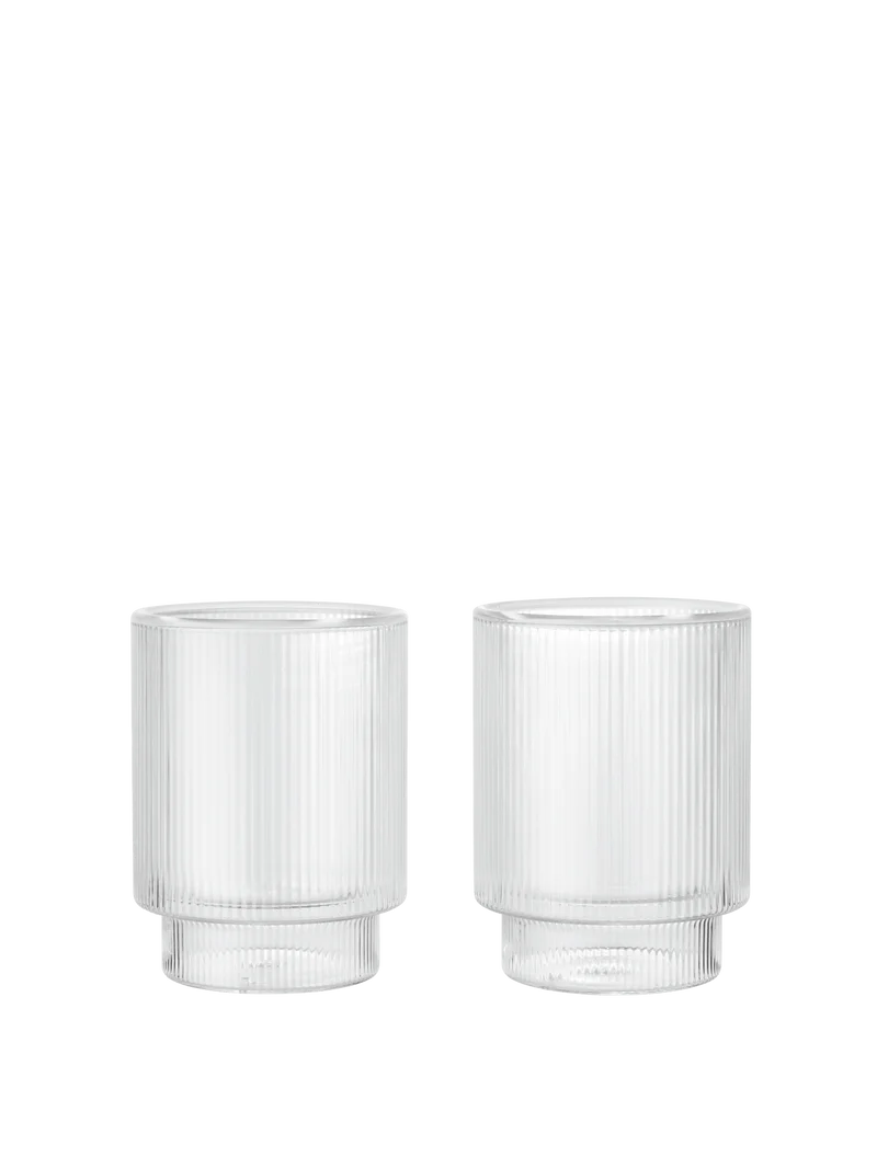 Ripple Thermal Glasses - Set of 2 - Clear