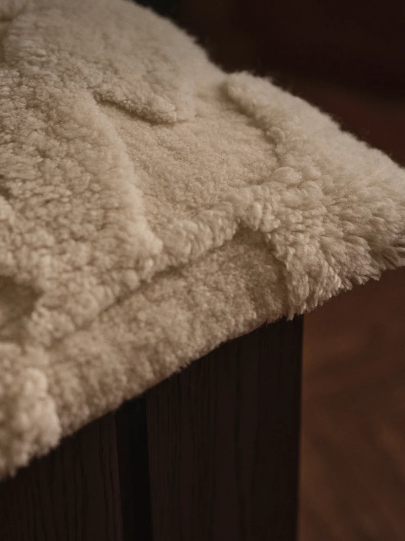 Rime Tufted Cushion - Off-White