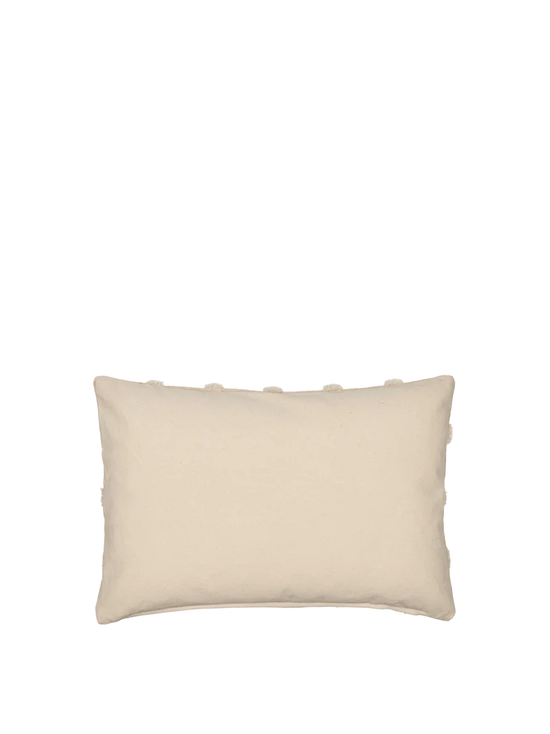 Norte Grid Cushion - Rectangular - Off-White