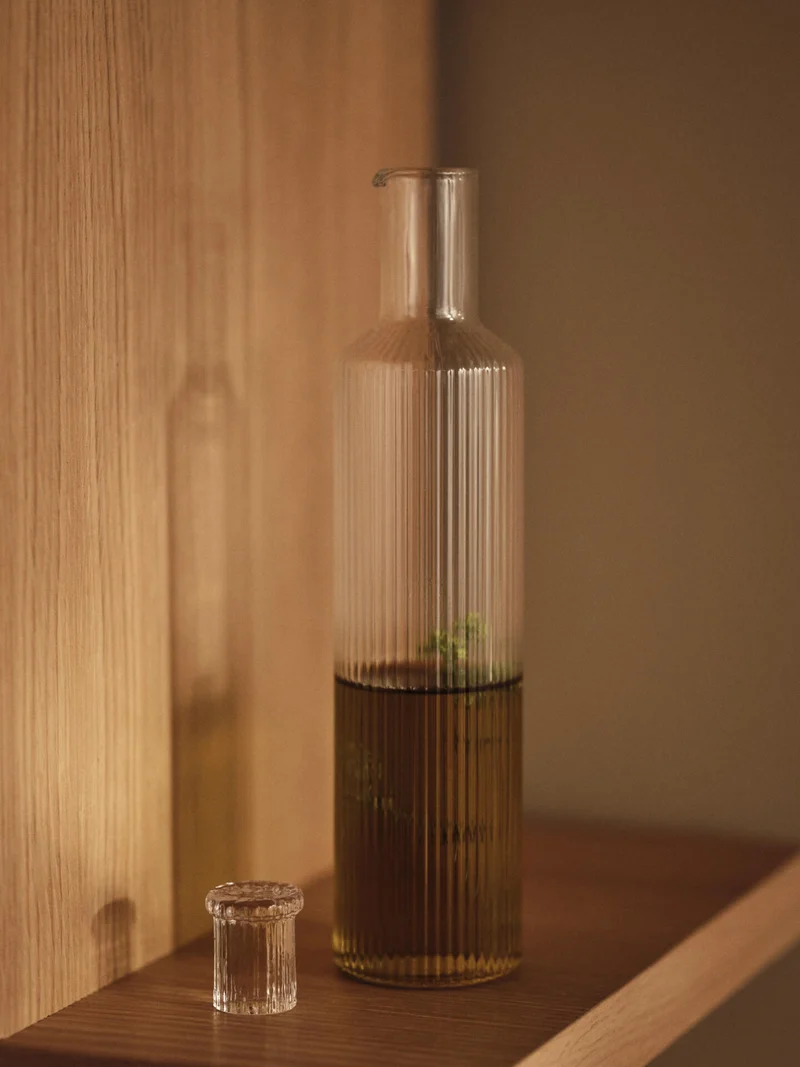 Ripple Oil Bottle - Clear