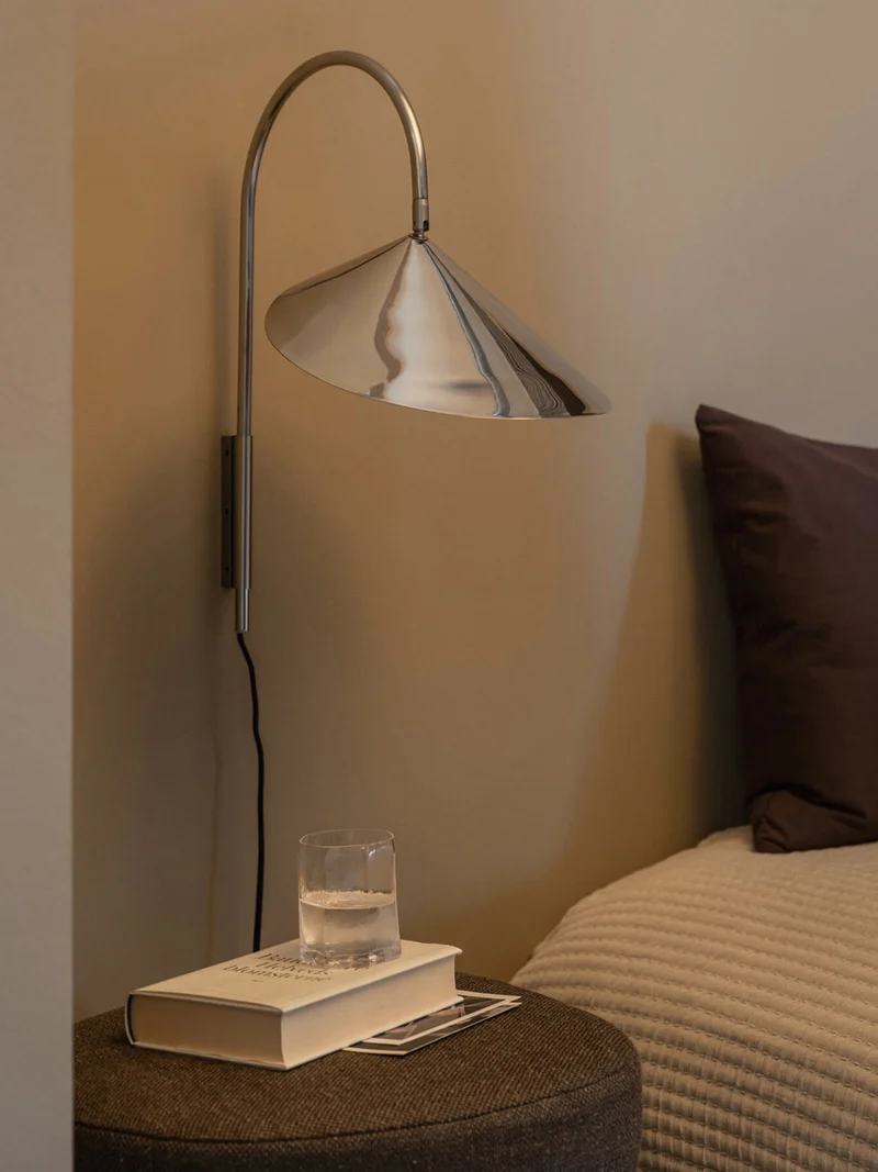 Arum Swivel Wall Lamp - Stainless Steel