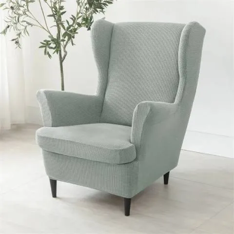 Housse de fauteuil oreiller extensible - Gris clair - Protection et style nordique