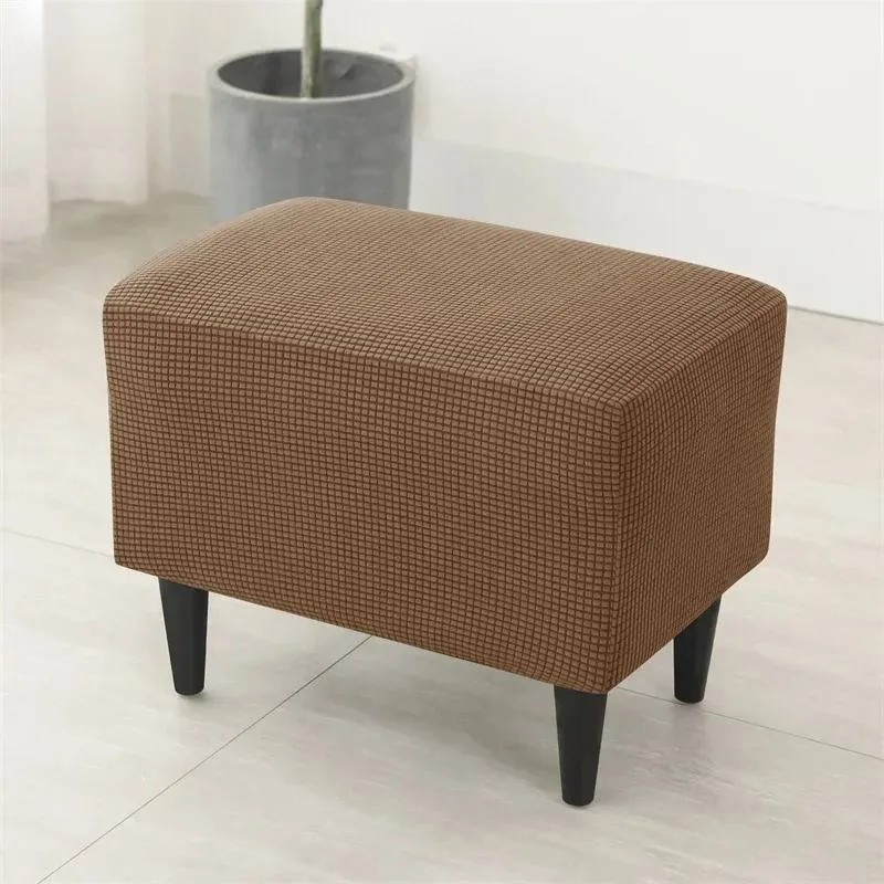 Housse de fauteuil à oreilles extensible - Marron - Protection et style nordique