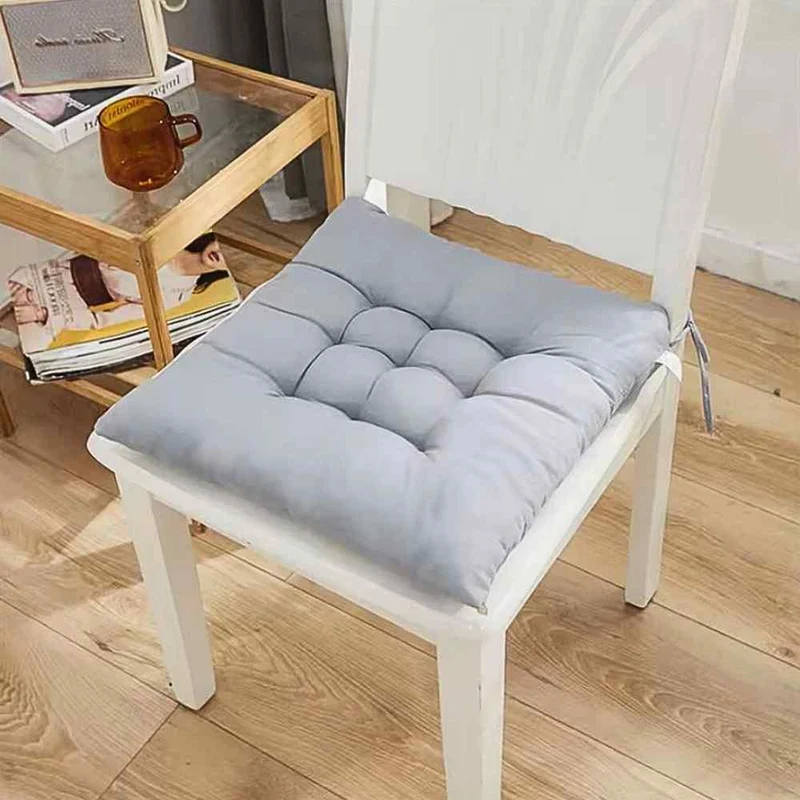 Coussin de Chaise Carré gris