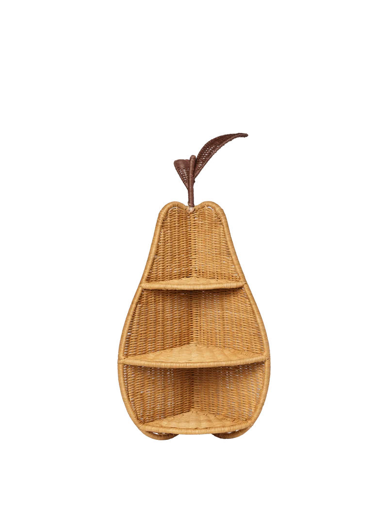 Pear Braided Corner Shelf - Natural