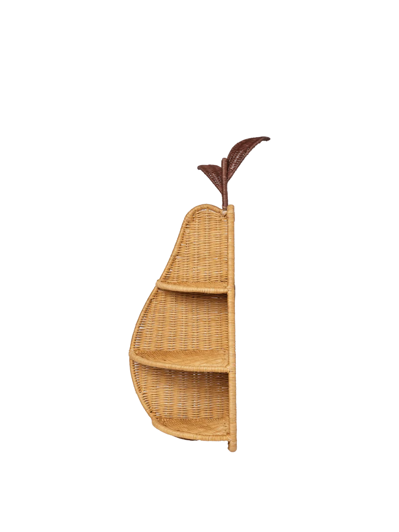 Pear Braided Corner Shelf - Natural