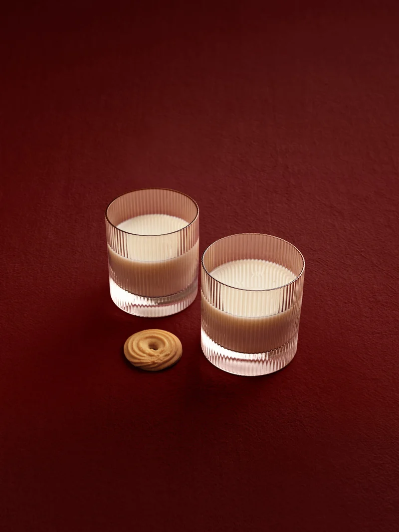 Ripple Tumbler Glasses - Set of 2 - Blush