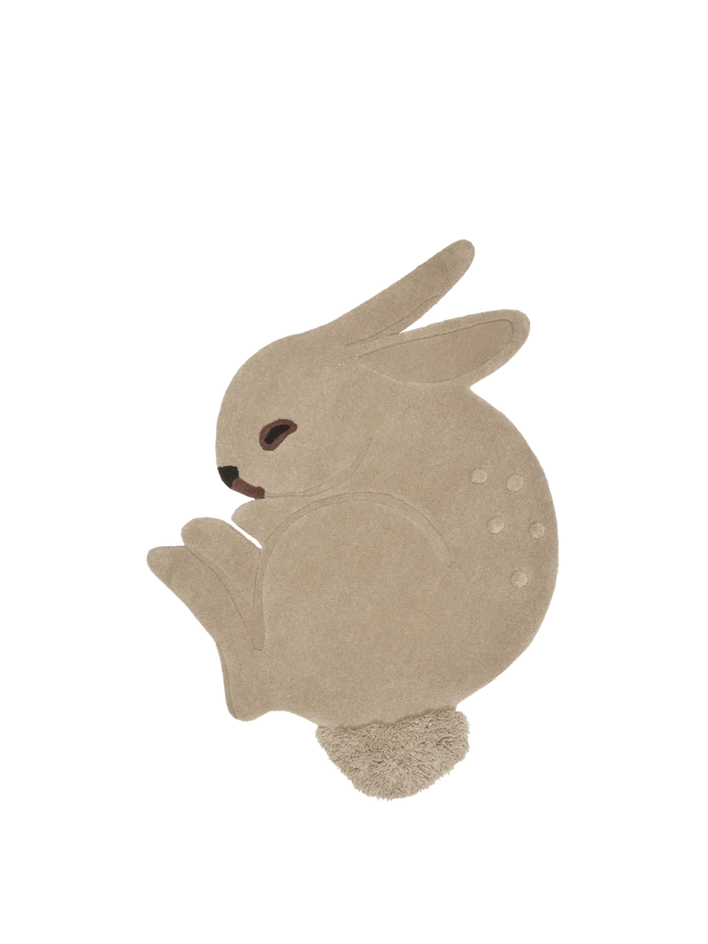 Rabbit Tufted Rug - Cashmere