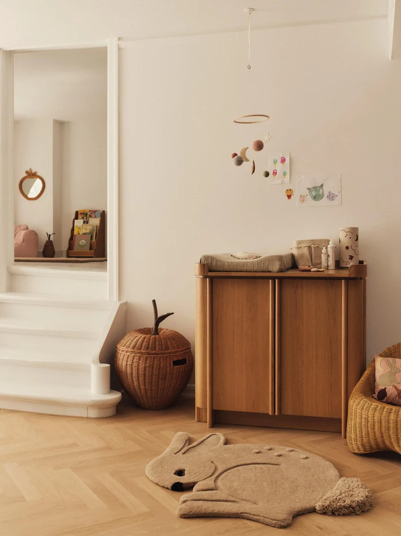 Rabbit Tufted Rug - Cashmere