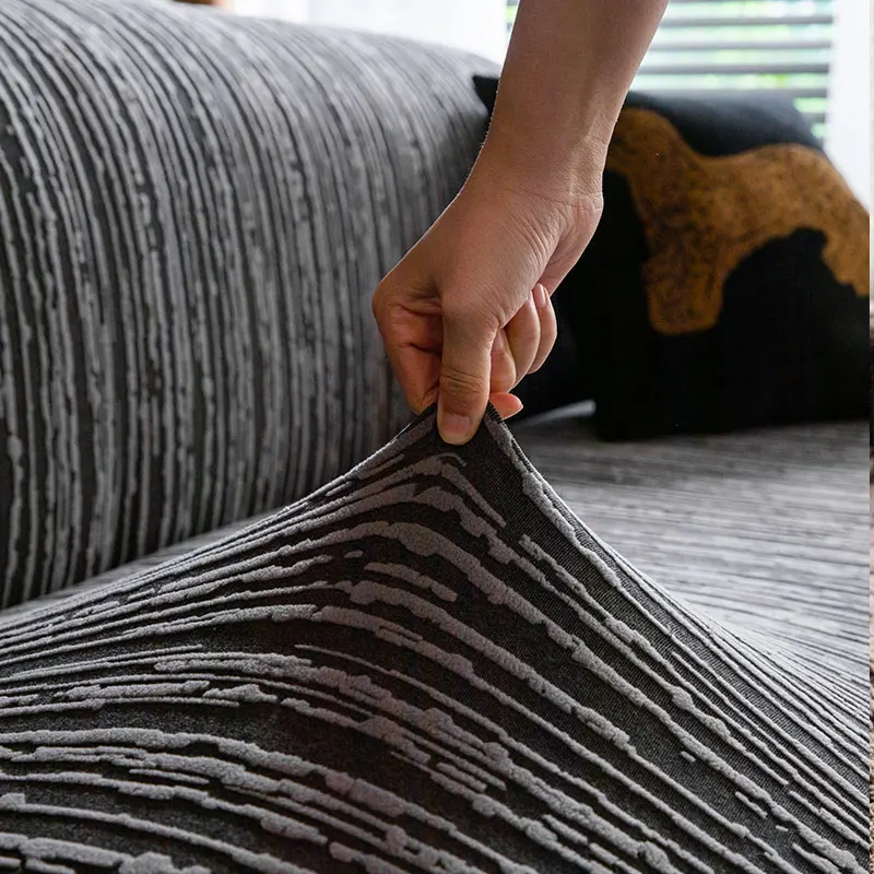 Housse de Canapé Olfrin Gris Anthracite
